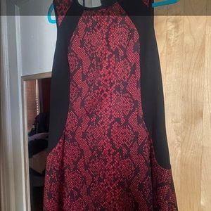 ***NEW*** NWT Michael Kors  - Size 14-  Dress Red and black